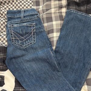 Ariat Women's Boot Cut Jeans in Deep Blue